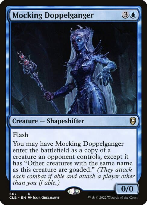 Mocking Doppelganger 2022 Magic: The Gathering Commander Legends: Battle for Baldur's Gate