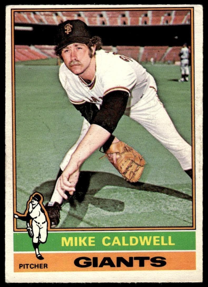 Mike Caldwell 1976 topps O-Pee-Chee