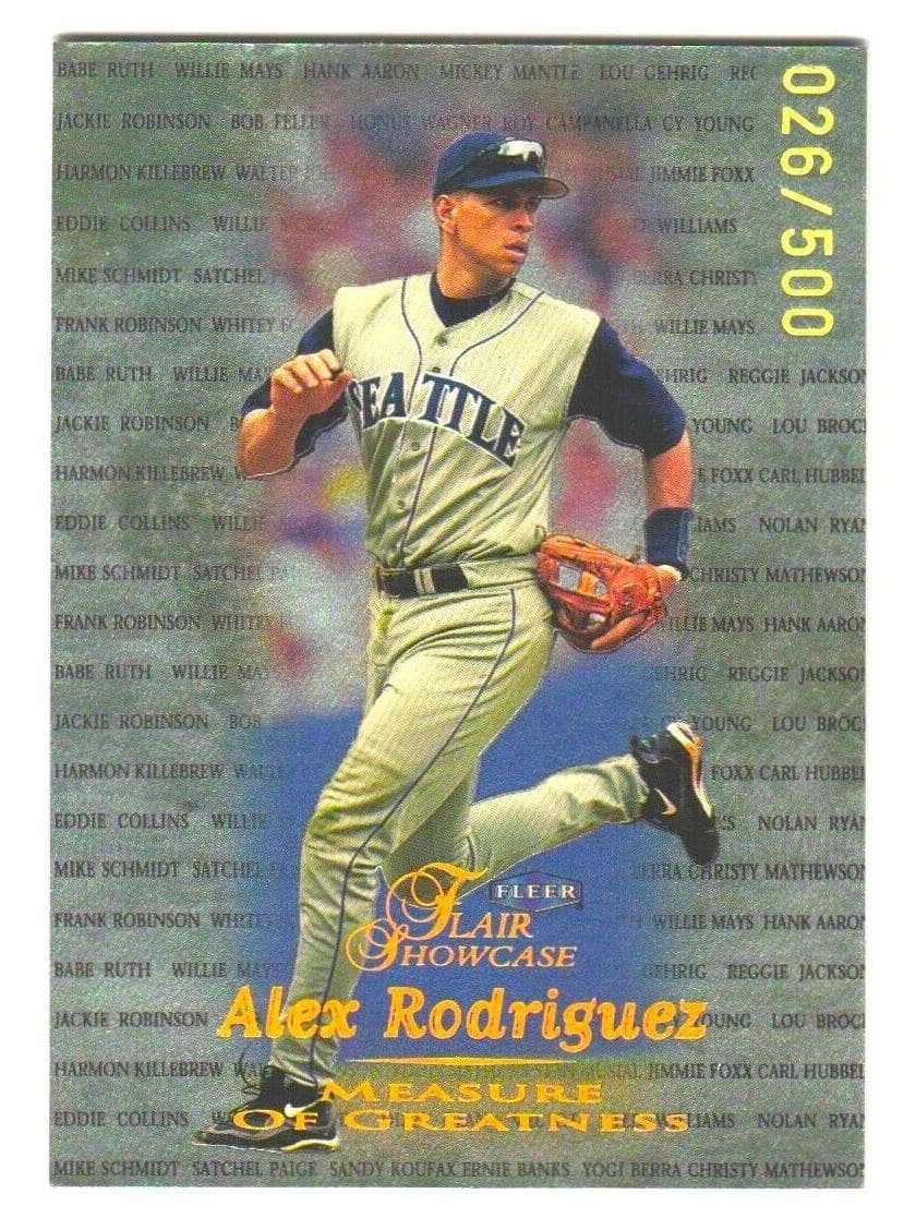 Alex Rodriguez 1999 unknown Flair Showcase