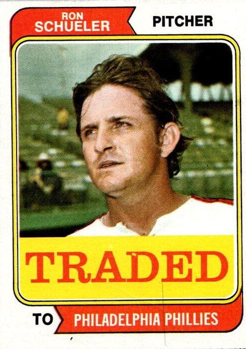 Ron Schueler 1974 topps Topps