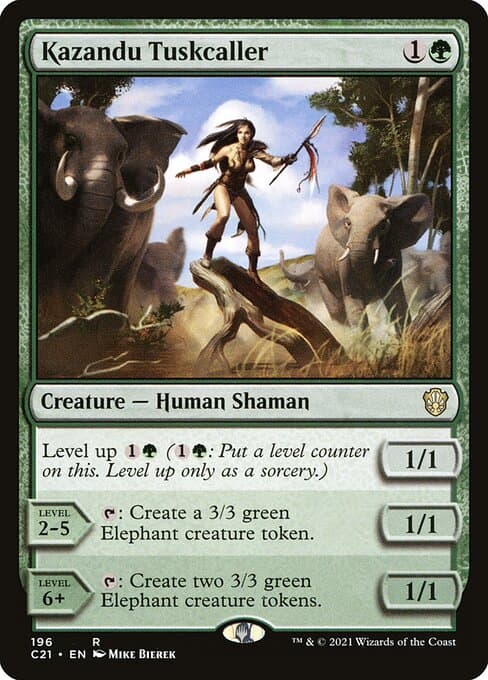 Kazandu Tuskcaller 2017 Magic: The Gathering Commander Anthology