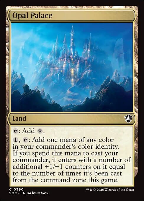 Opal Palace 2017 Magic: The Gathering Commander Anthology