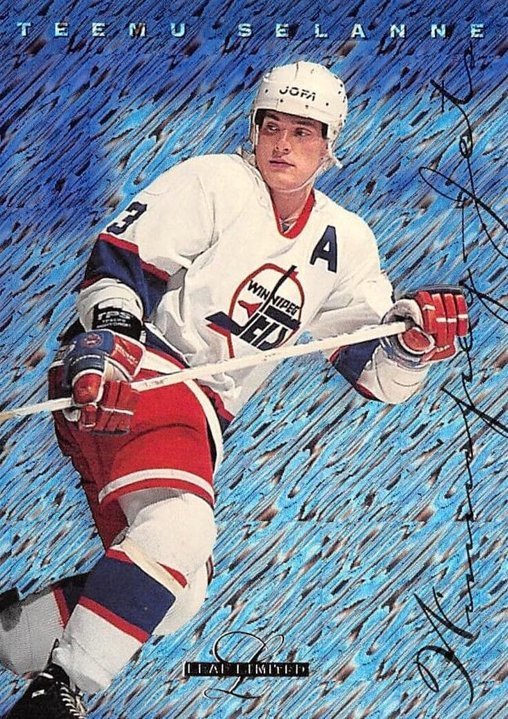 Teemu Selanne 1995 leaf Leaf Limited