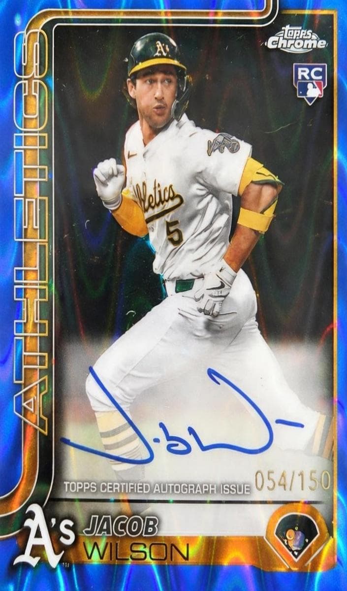 Jacob Wilson 2025 topps Topps Chrome Update