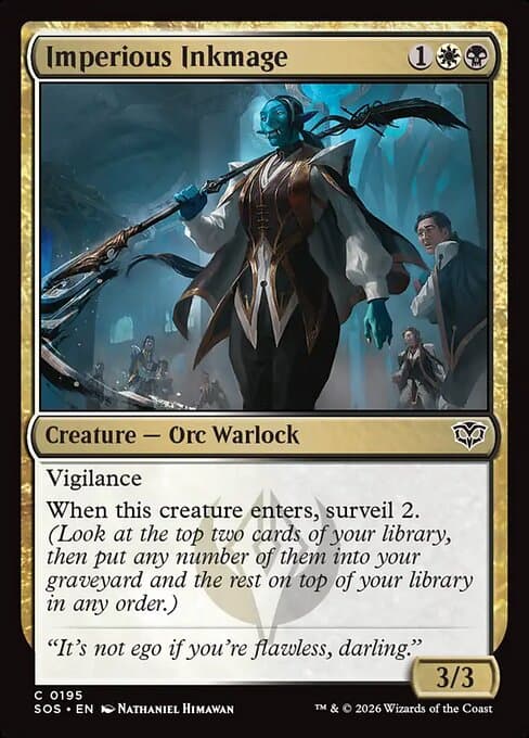 Imperious Inkmage 2026 Magic: The Gathering Secrets of Strixhaven