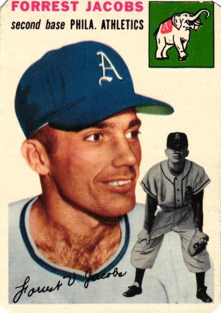 Forrest Jacobs 1954 topps Topps