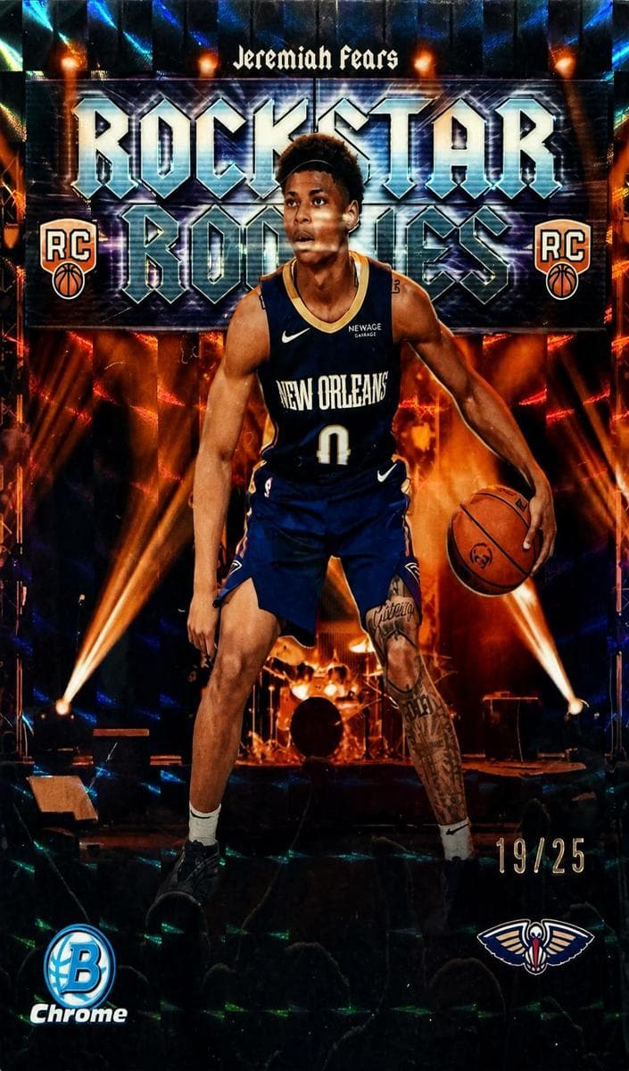 Jeremiah Fears 2025 bowman Bowman