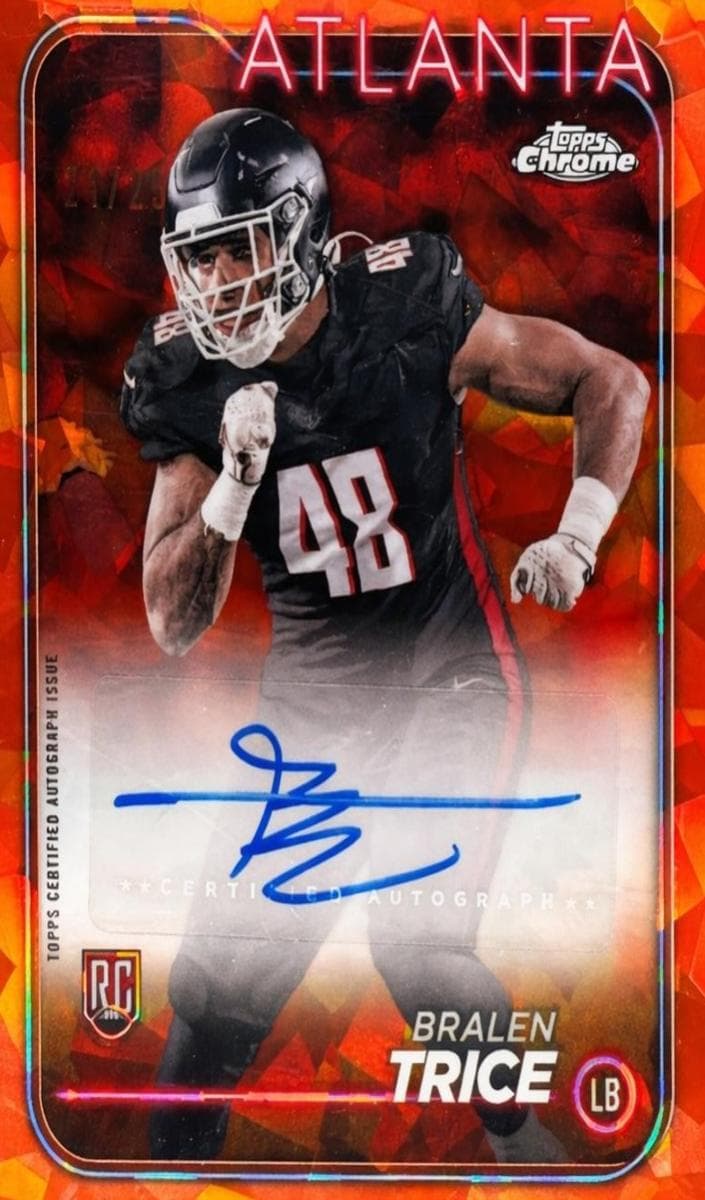 Bralen Trice 2024 topps Topps Chrome Sapphire Edition