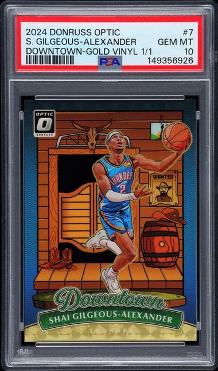 Shai Gilgeous-Alexander 2024 panini Donruss Optic
