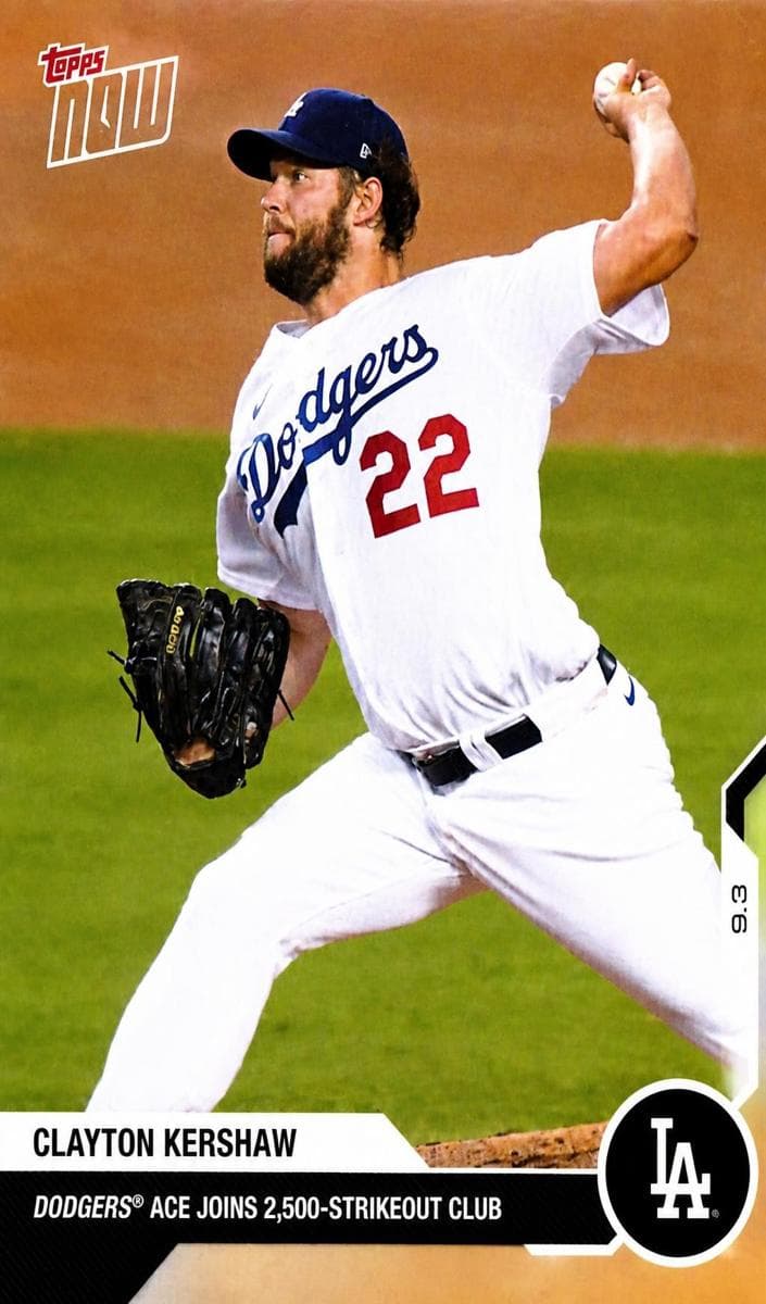 Clayton Kershaw 2020 topps