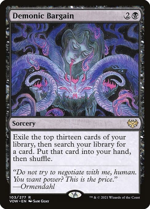 Demonic Bargain 2022 Magic: The Gathering Innistrad: Double Feature