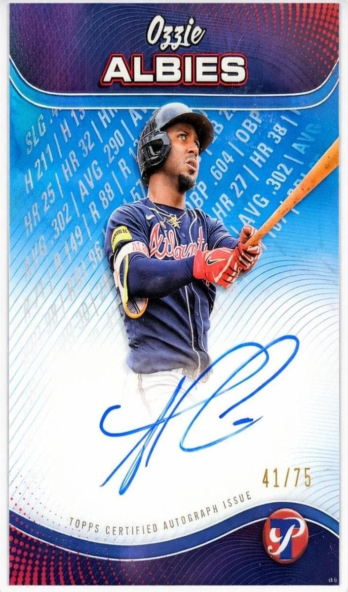 Ozzie Albies 2024 topps Topps Pristine