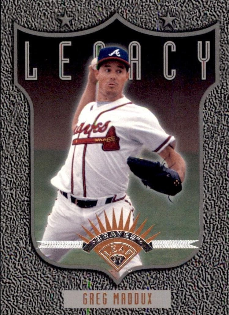 Greg Maddux 1997 leaf Leaf