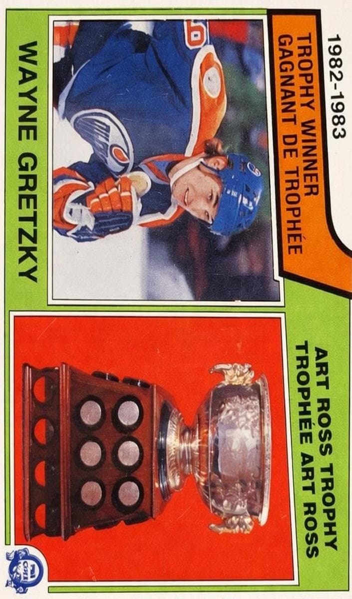 Wayne Gretzky 1983 topps O-Pee-Chee