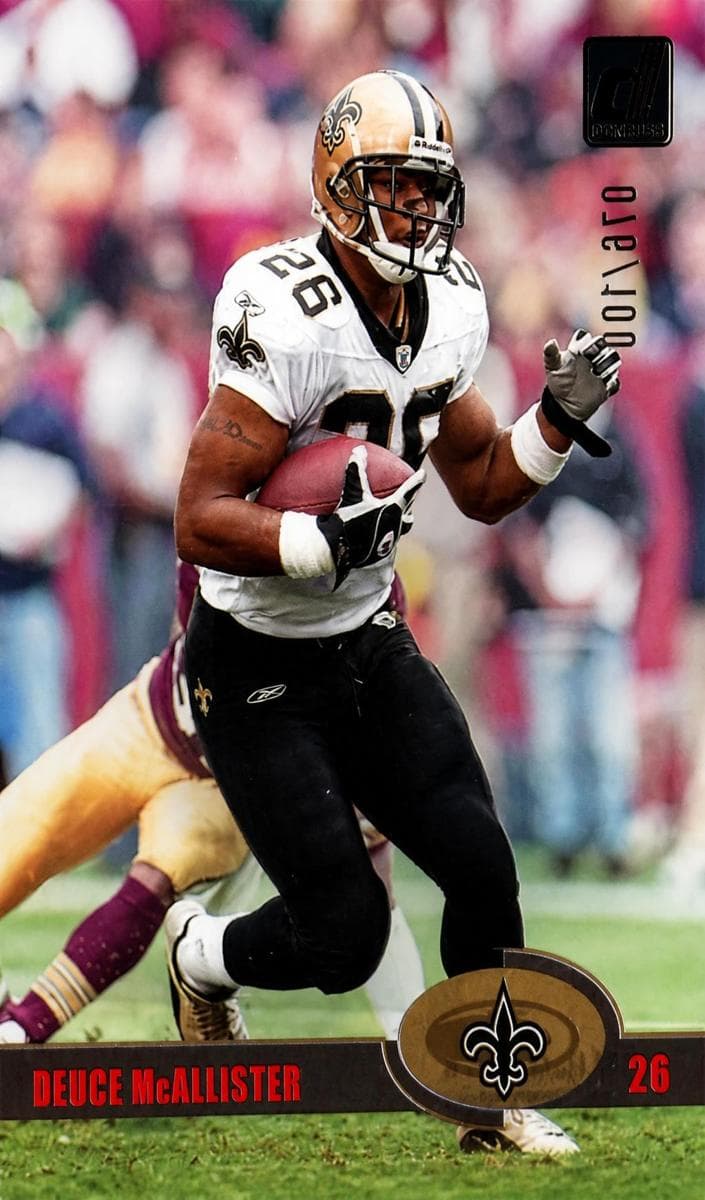 Deuce McAllister 2023 panini Clearly Donruss