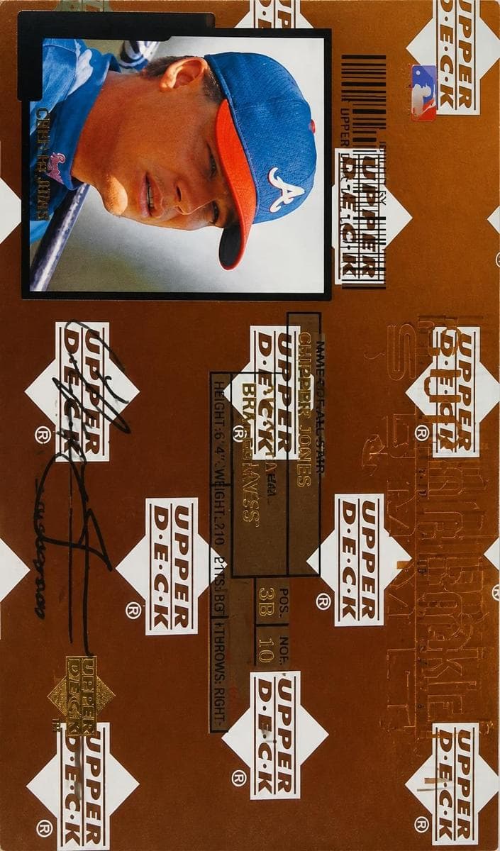 Chipper Jones 2001 upper-deck Upper Deck