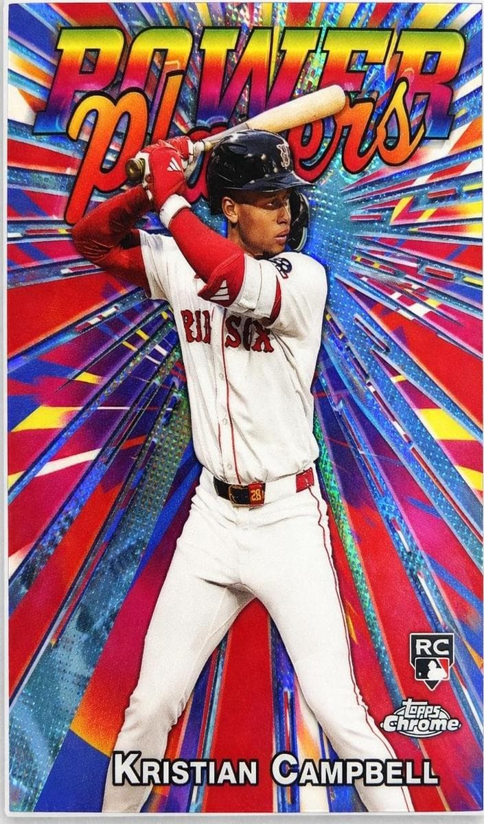 Kristian Campbell 2025 topps Topps Chrome Update