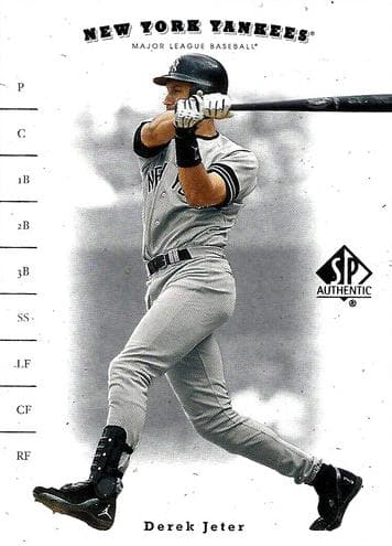 Derek Jeter 2001 unknown SP Authentic