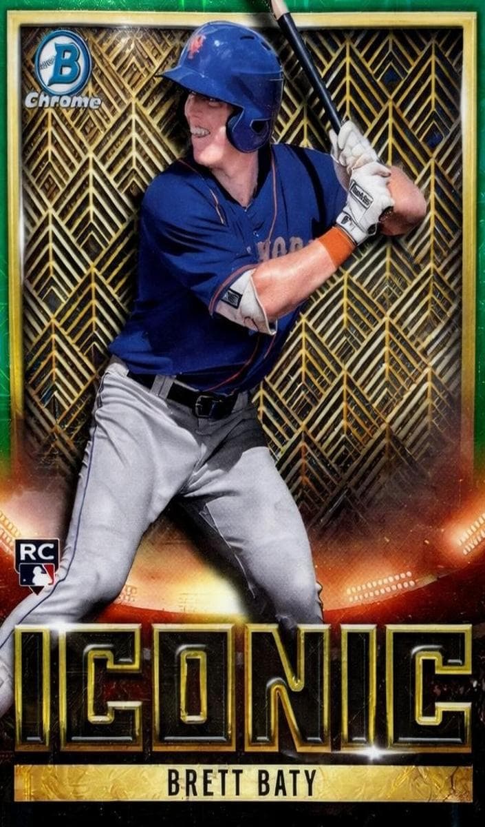 Brett Baty 2023 bowman Bowman Chrome