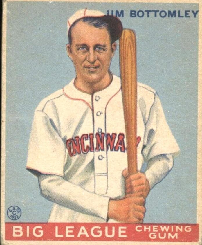 Jim Bottomley 1933 unknown