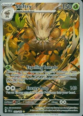 Shiftry 2024 Scarlet Scarlet & Violet: Temporal Forces Illustration Rare