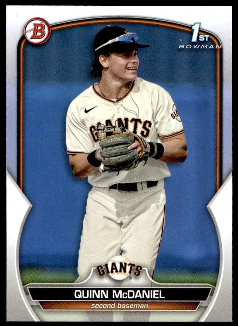 Quinn McDaniel 2023 bowman Bowman Draft