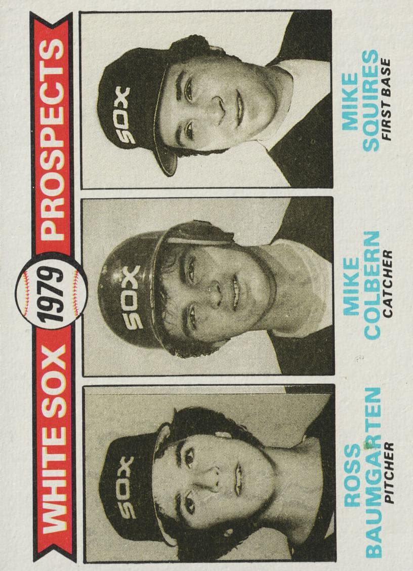 White Sox 1979 Prospects (Ross Baumgarten / Mike Colbern / Mike Squires) #704