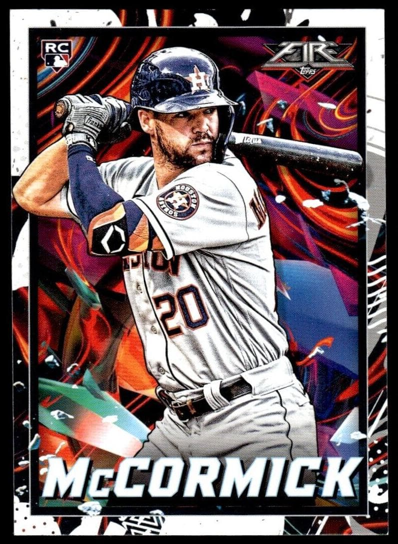 Chas McCormick 2022 topps Topps Fire