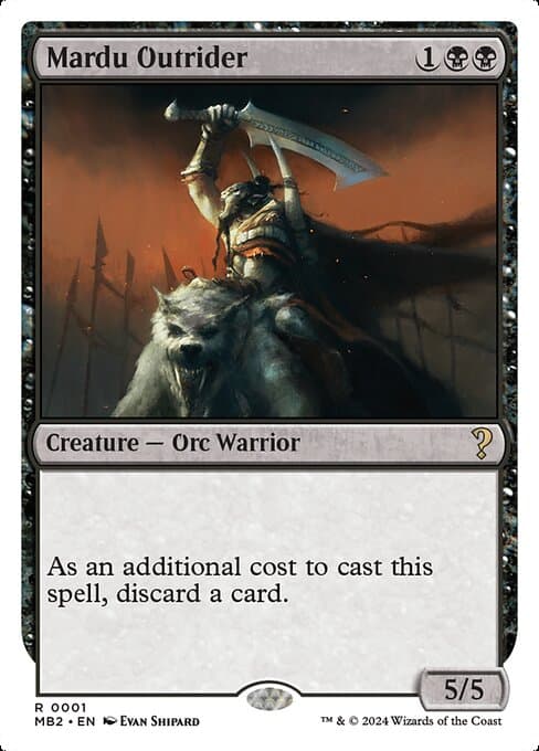 Mardu Outrider 2024 Magic: The Gathering Mystery Booster 2