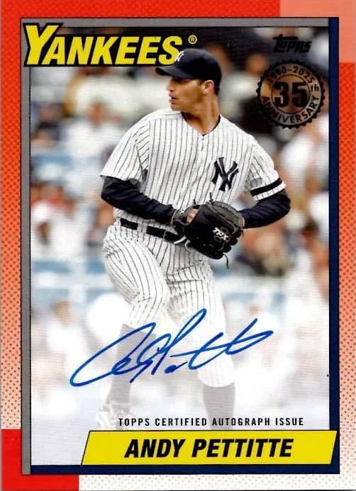 Andy Pettitte 2025 topps Topps