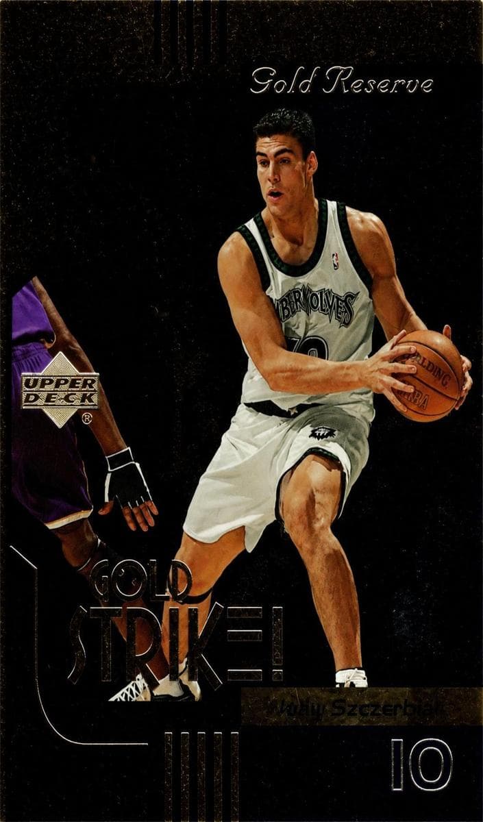 Wally Szczerbiak 1999 upper-deck Gold Reserve
