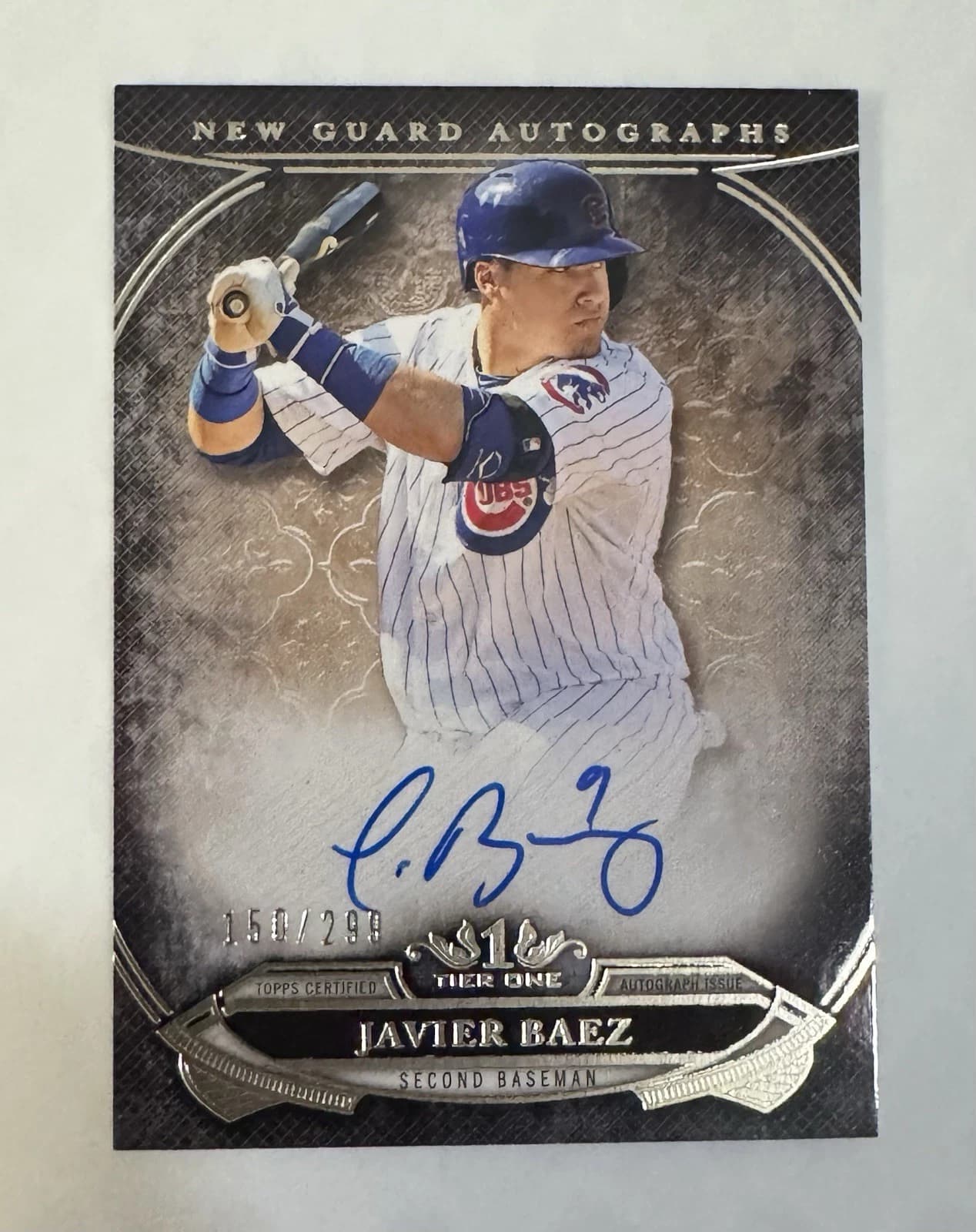 Javier Baez trading card