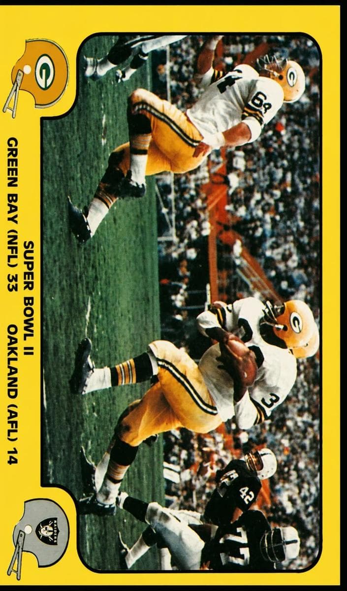 Super Bowl II 1978 fleer