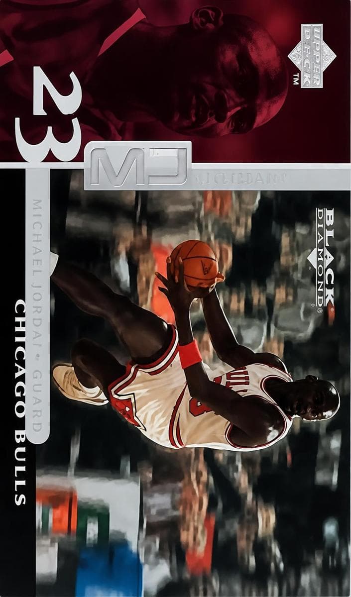 Michael Jordan 1998 upper-deck Black Diamond