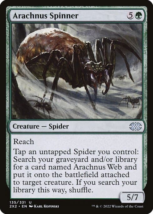 Arachnus Spinner 2022 Magic: The Gathering Double Masters 2022