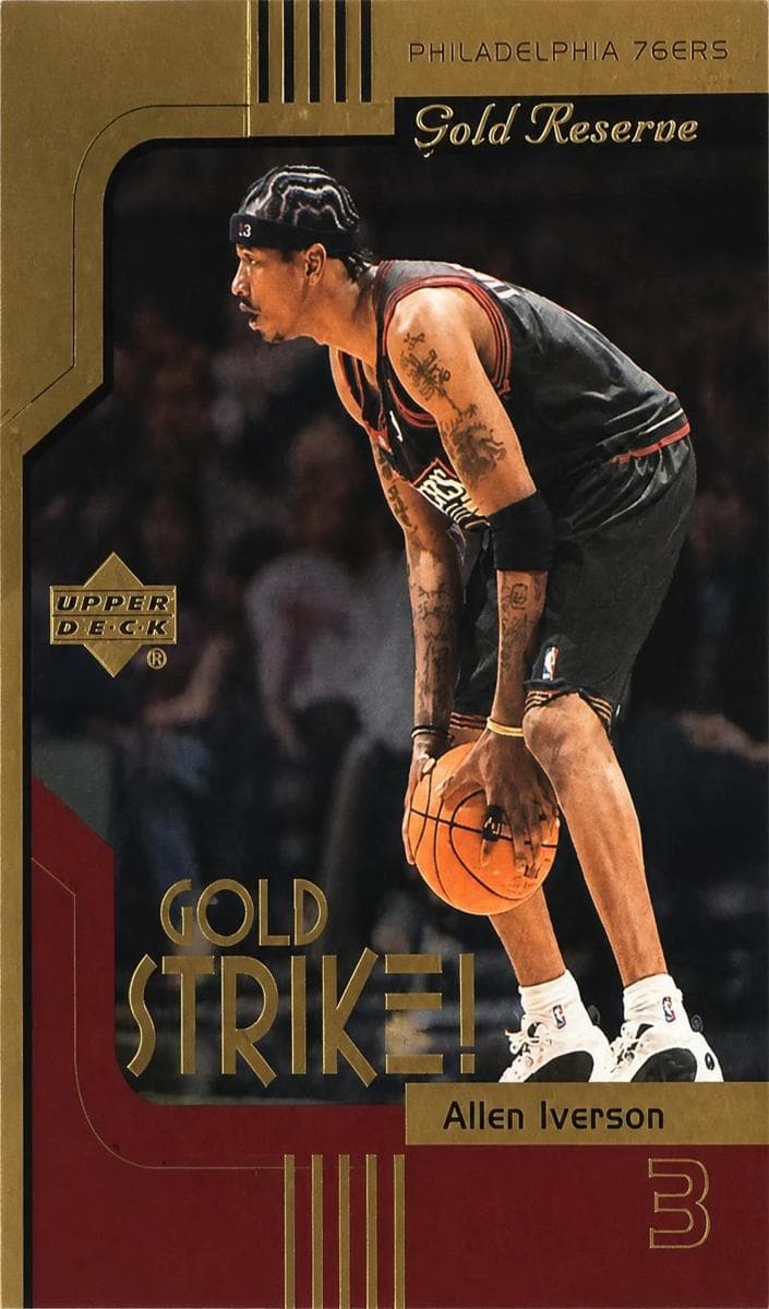 Allen Iverson 1999 upper-deck Gold Reserve