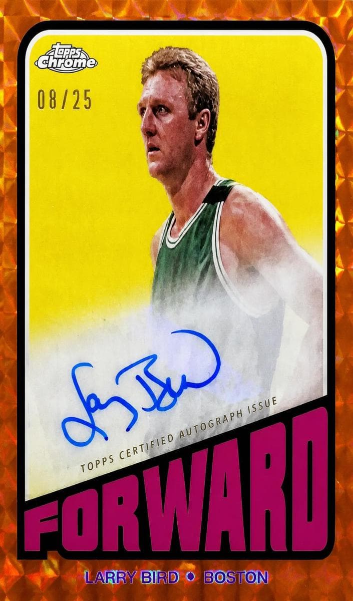 Larry Bird 2023 topps Topps Chrome