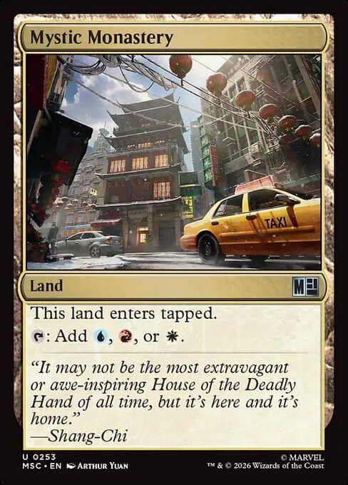 Mystic Monastery 2024 Magic: The Gathering Bloomburrow Commander