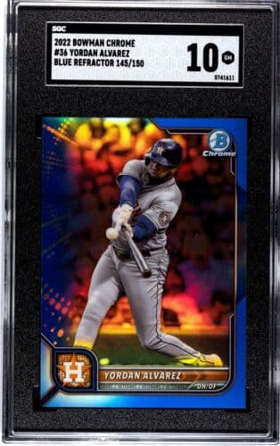 Yordan Alvarez 2022 bowman Bowman Chrome