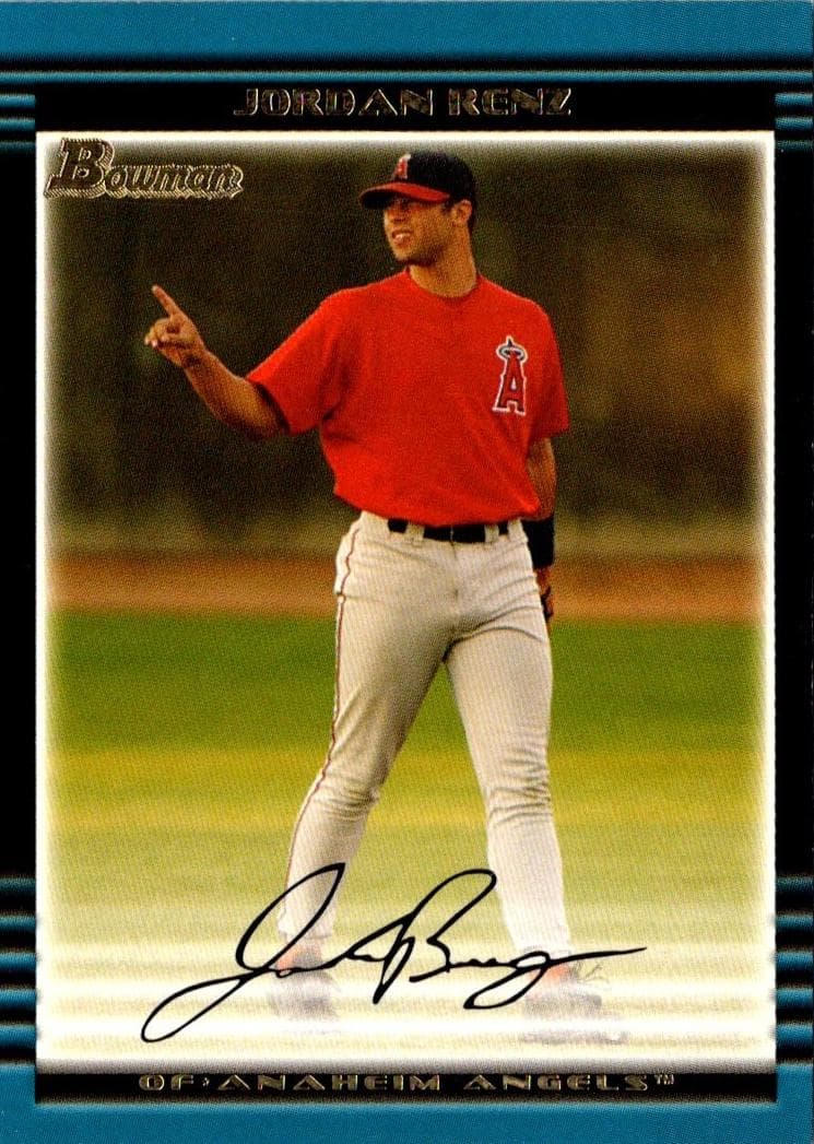 Jordan Renz 2002 bowman Bowman Draft Picks & Prospects