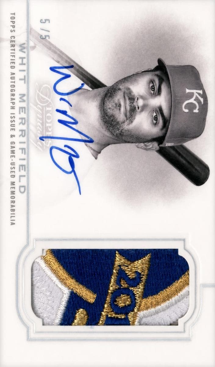 Whit Merrifield 2020 topps Topps Dynasty