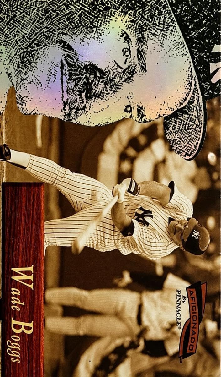 Wade Boggs 1996 unknown Pinnacle Aficionado