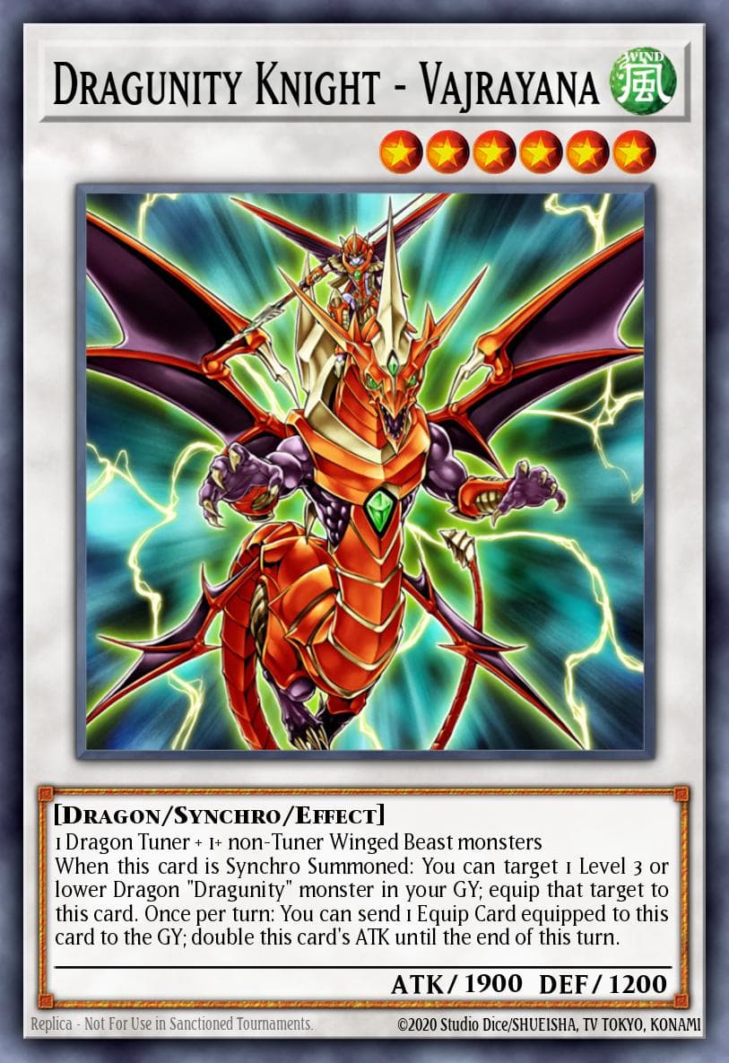 Dragunity Knight - Vajrayana 2018 Yu-Gi-Oh! Shadows in Valhalla