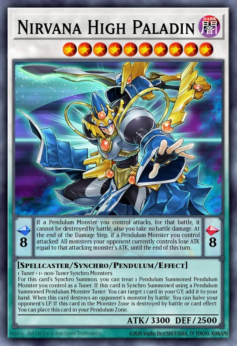 Nirvana High Paladin 2016 Yu-Gi-Oh! The Dark Illusion
