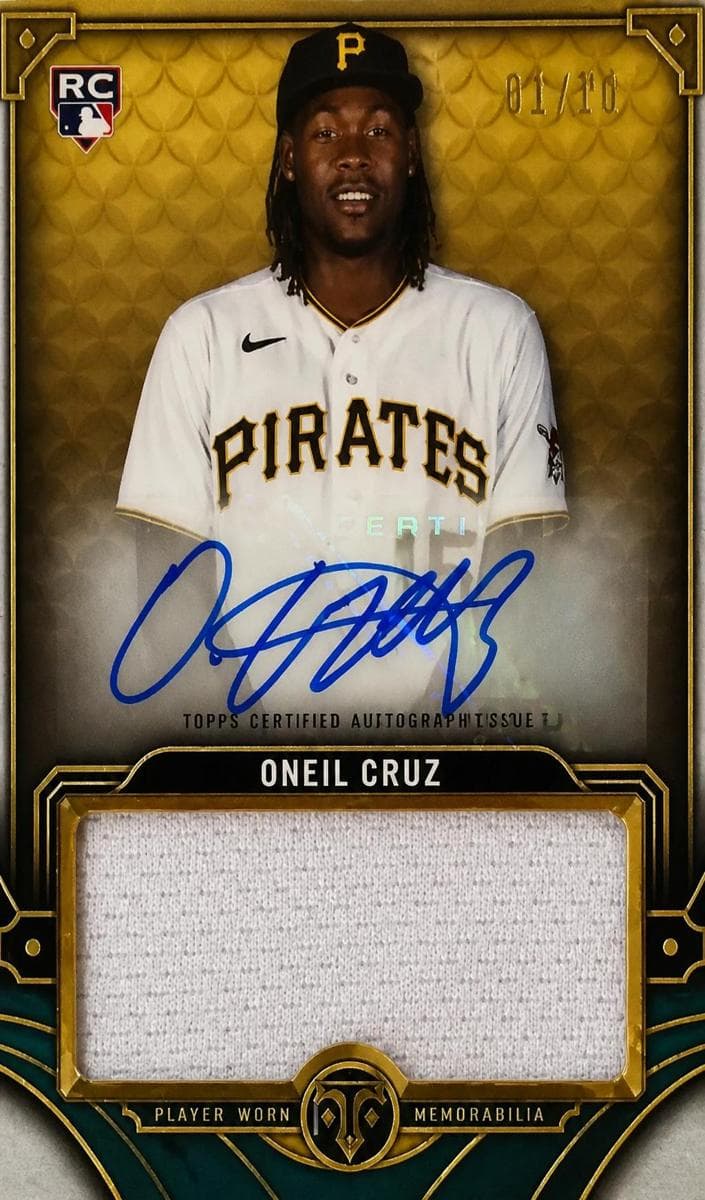 Oneil Cruz 2022 topps Topps Triple Threads