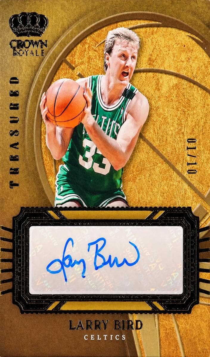 Larry Bird 2023 panini Panini Crown Royale
