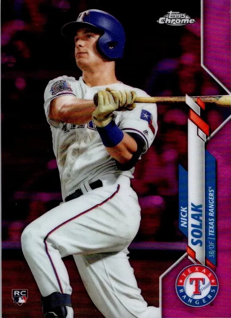 Nick Solak 2020 topps Topps Chrome