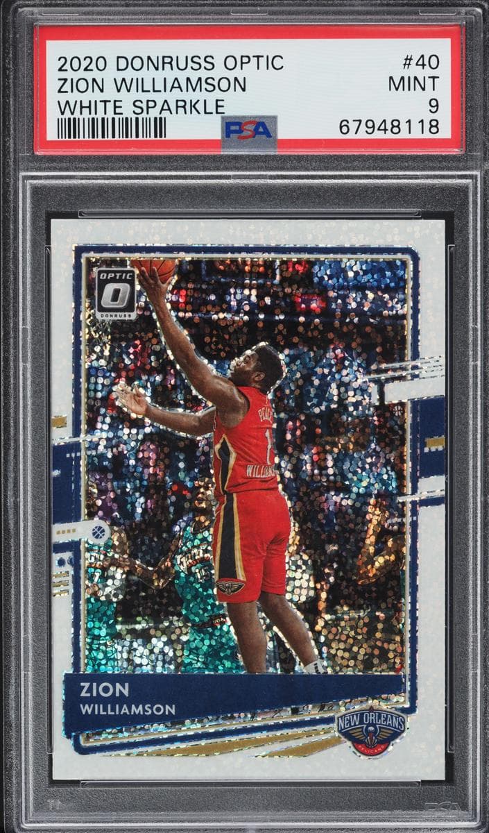 Zion Williamson 2020 panini Optic