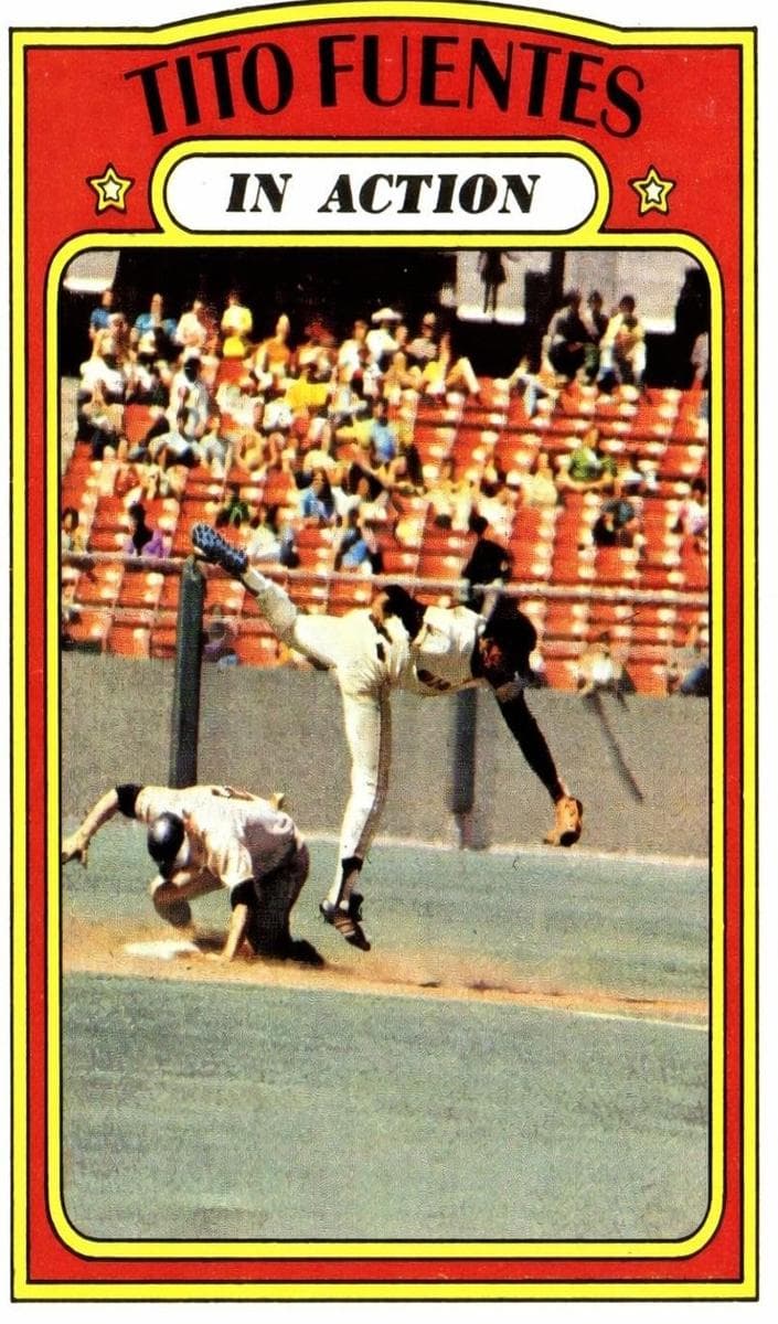 Tito Fuentes 1972 topps Topps
