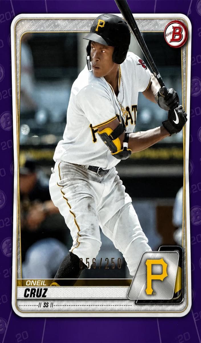 Oneil Cruz 2020 bowman Bowman